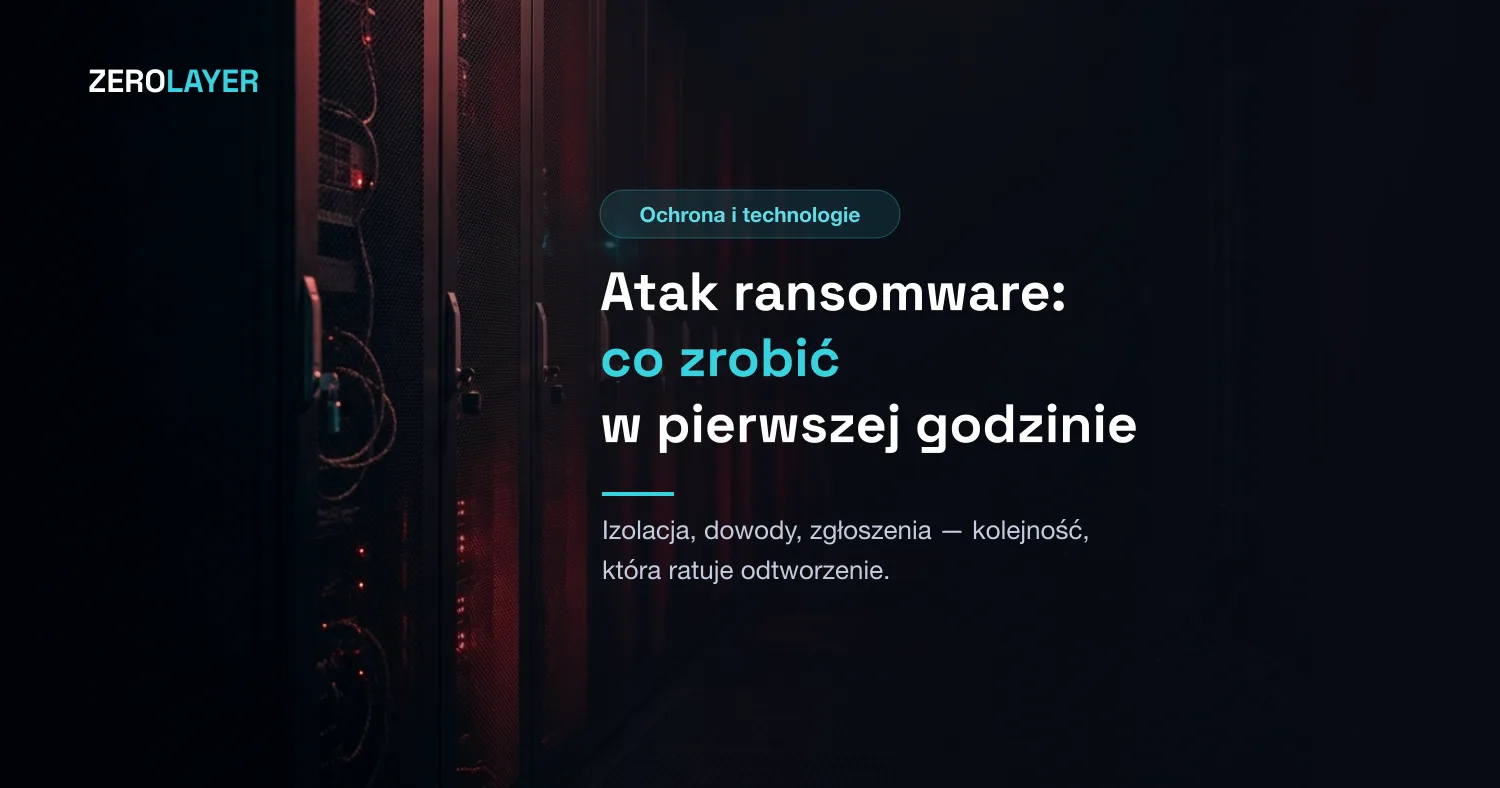 Atak ransomware: co zrobić w pierwszej godzinie