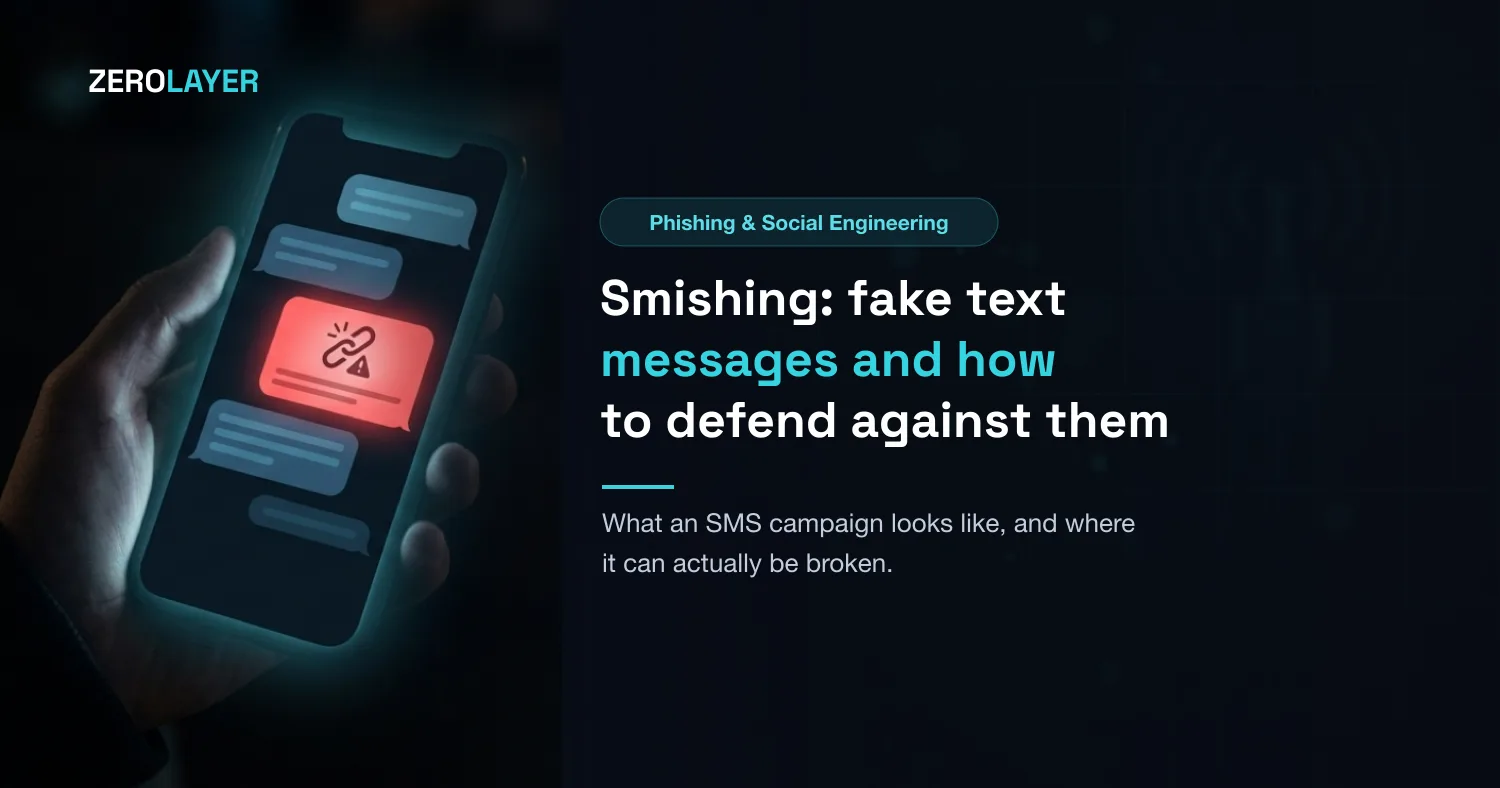 Smishing: Fake Text Messages and How to Defend Against Them